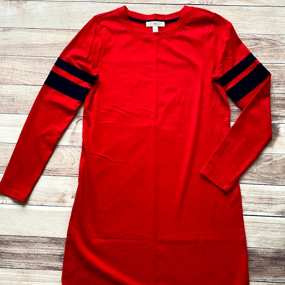 Women's 1901 Long Sleeve T Shirt Dress | Size XS